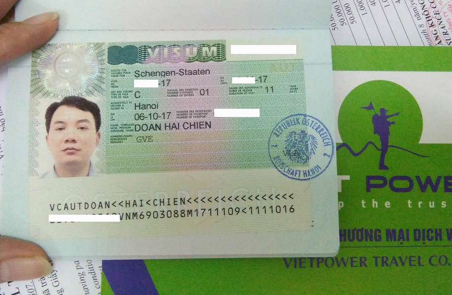 Chúc mừng visa công tác Áo